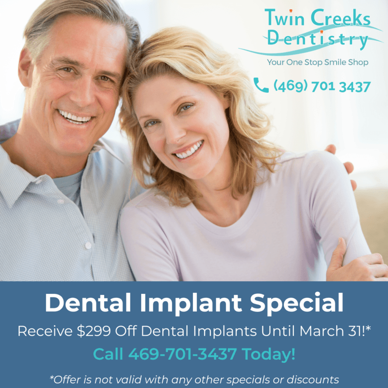 Special Offers | Twin Creeks Dentistry | Dentist Allen, TX